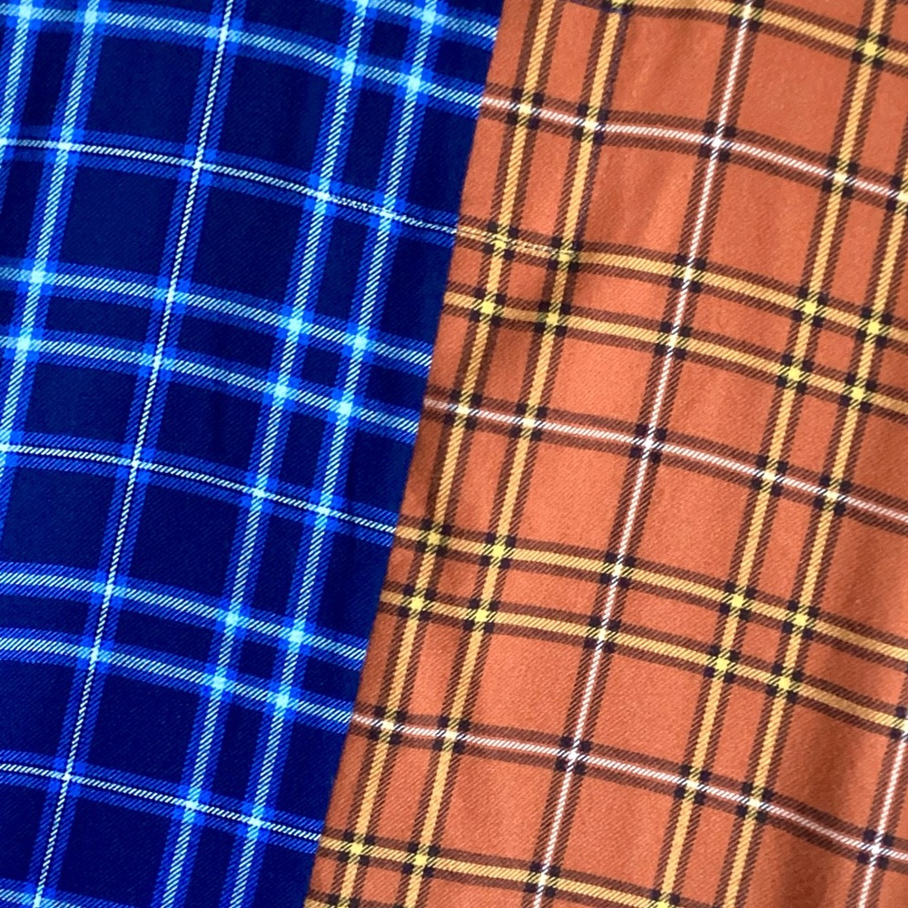 \Peace Love World\ Two-Tone Plaid Button Down - Picture 14 of 16
